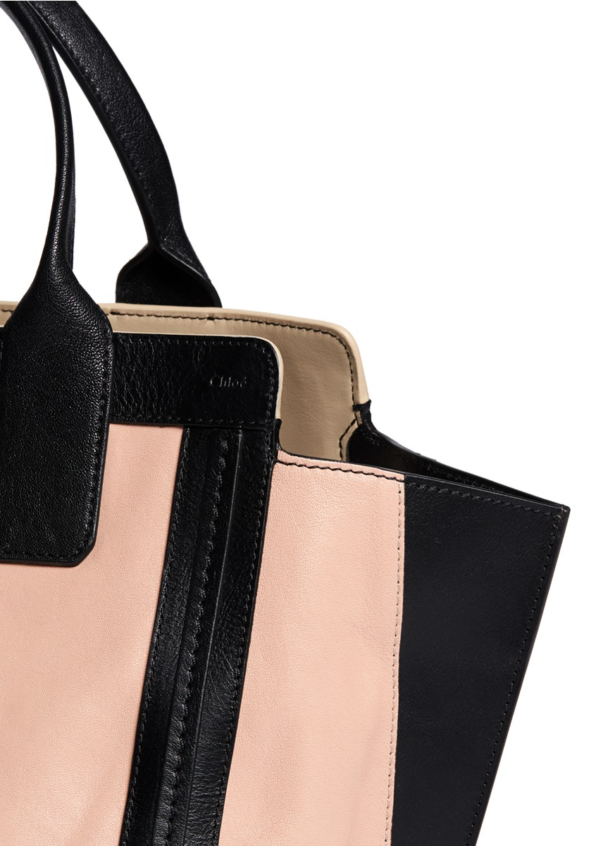 Chlo Alison East-west Small Leather Tote in Pink | Lyst  