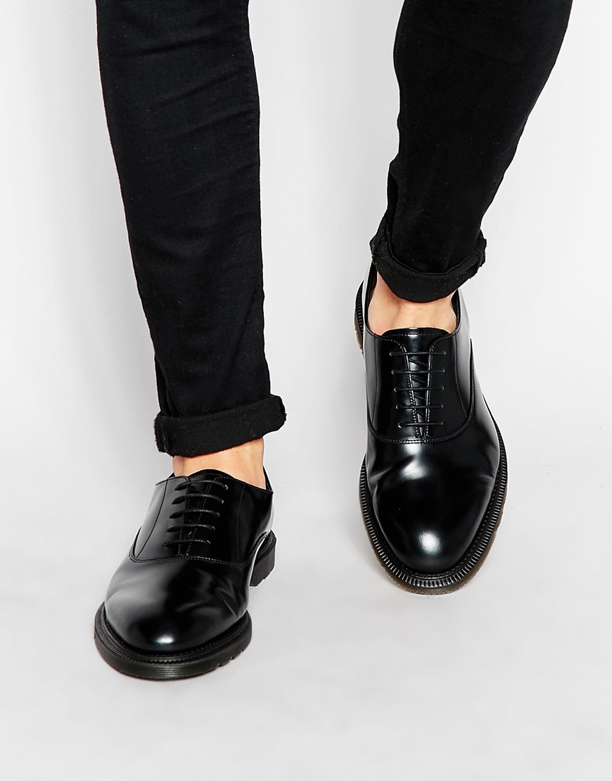 Dr. martens Henley Oxford Shoes in Black for Men | Lyst