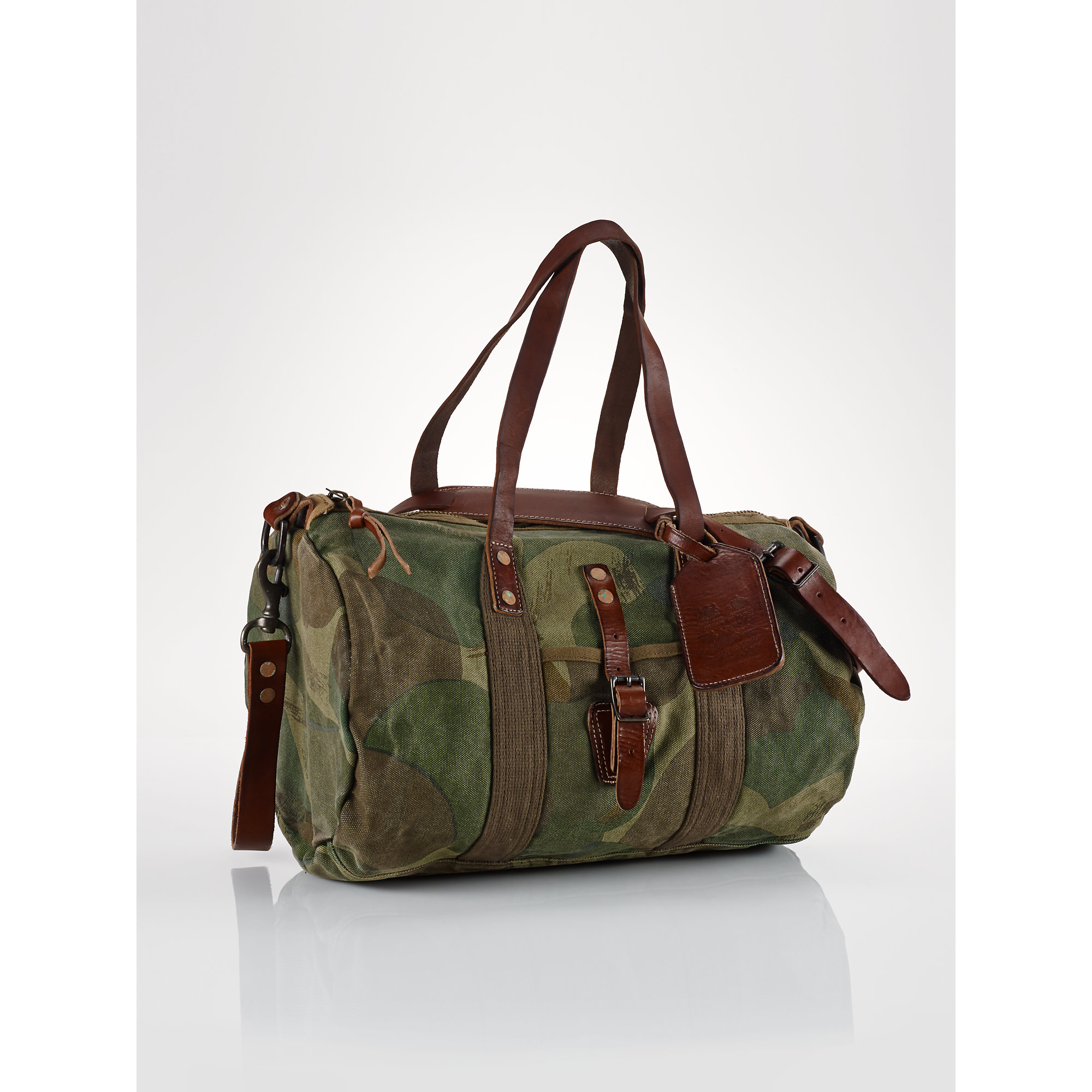 Lyst Ralph Lauren Camo Canvas Gym Bag In Green For Men Gallery