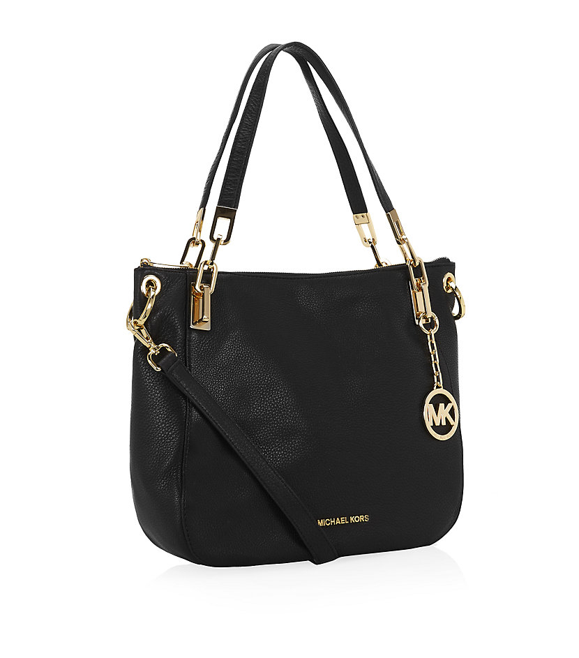 michael kors brooke medium suede shoulder bag