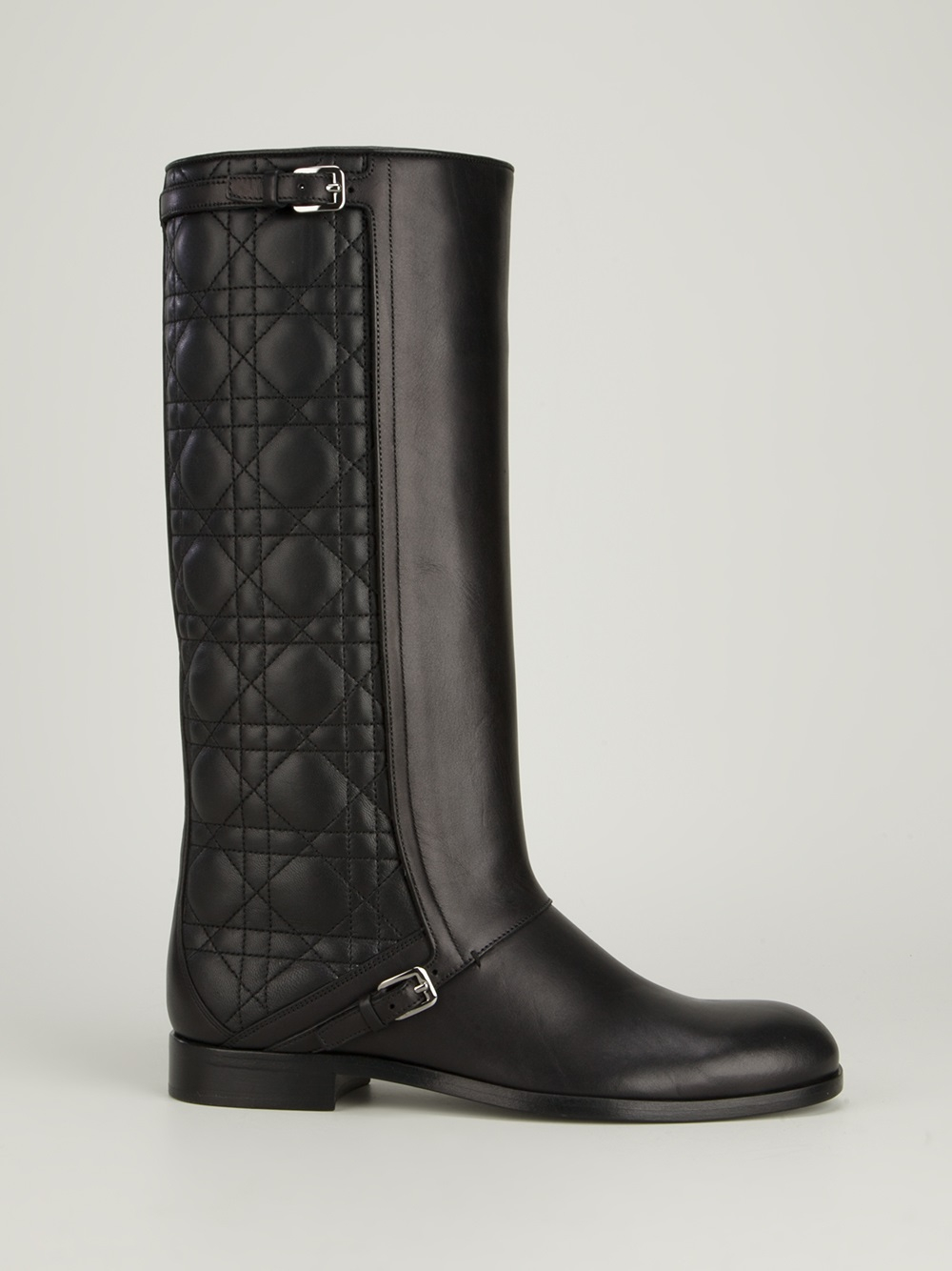 Lyst - Dior City Cannage Boot in Black
