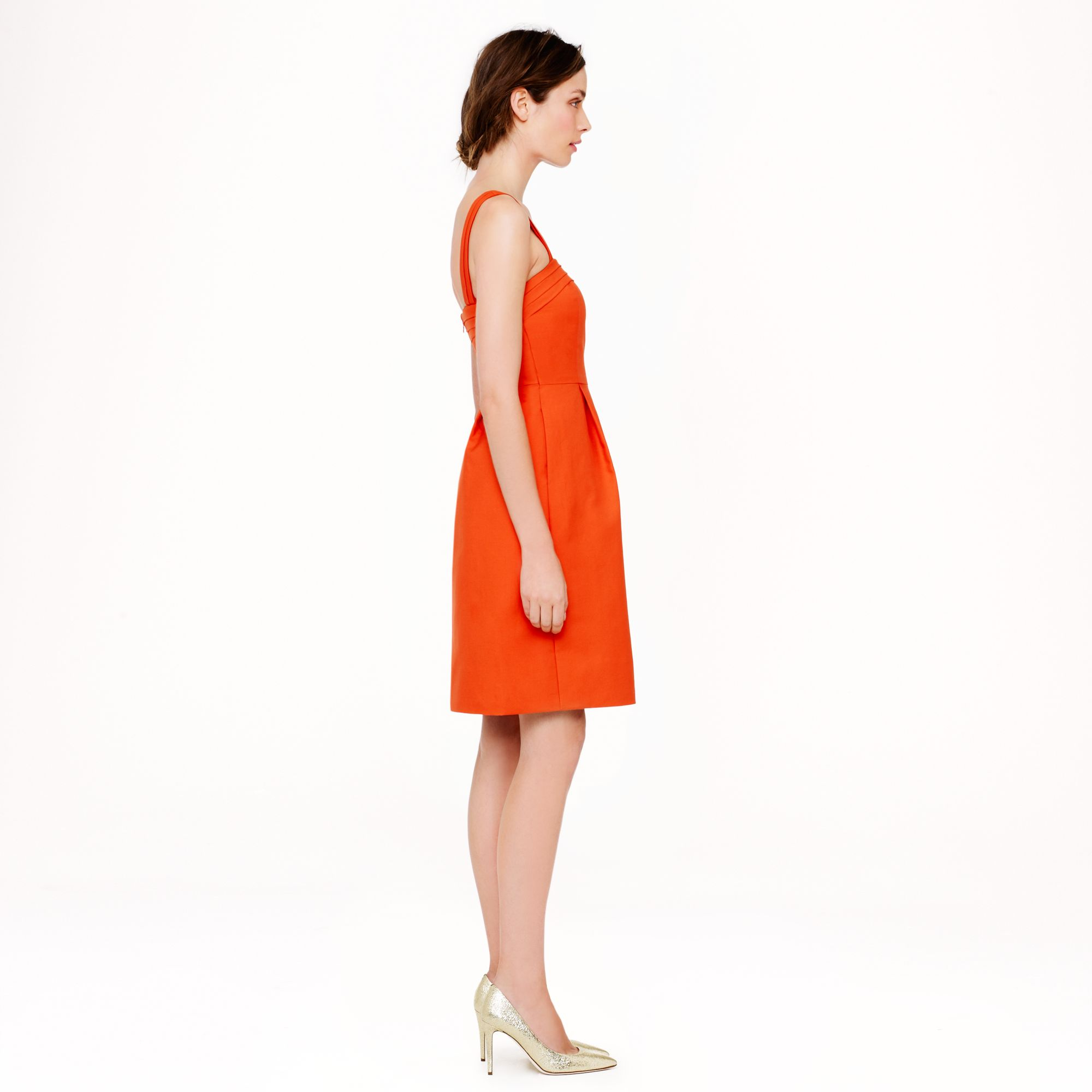 J crew orange dress Clearance