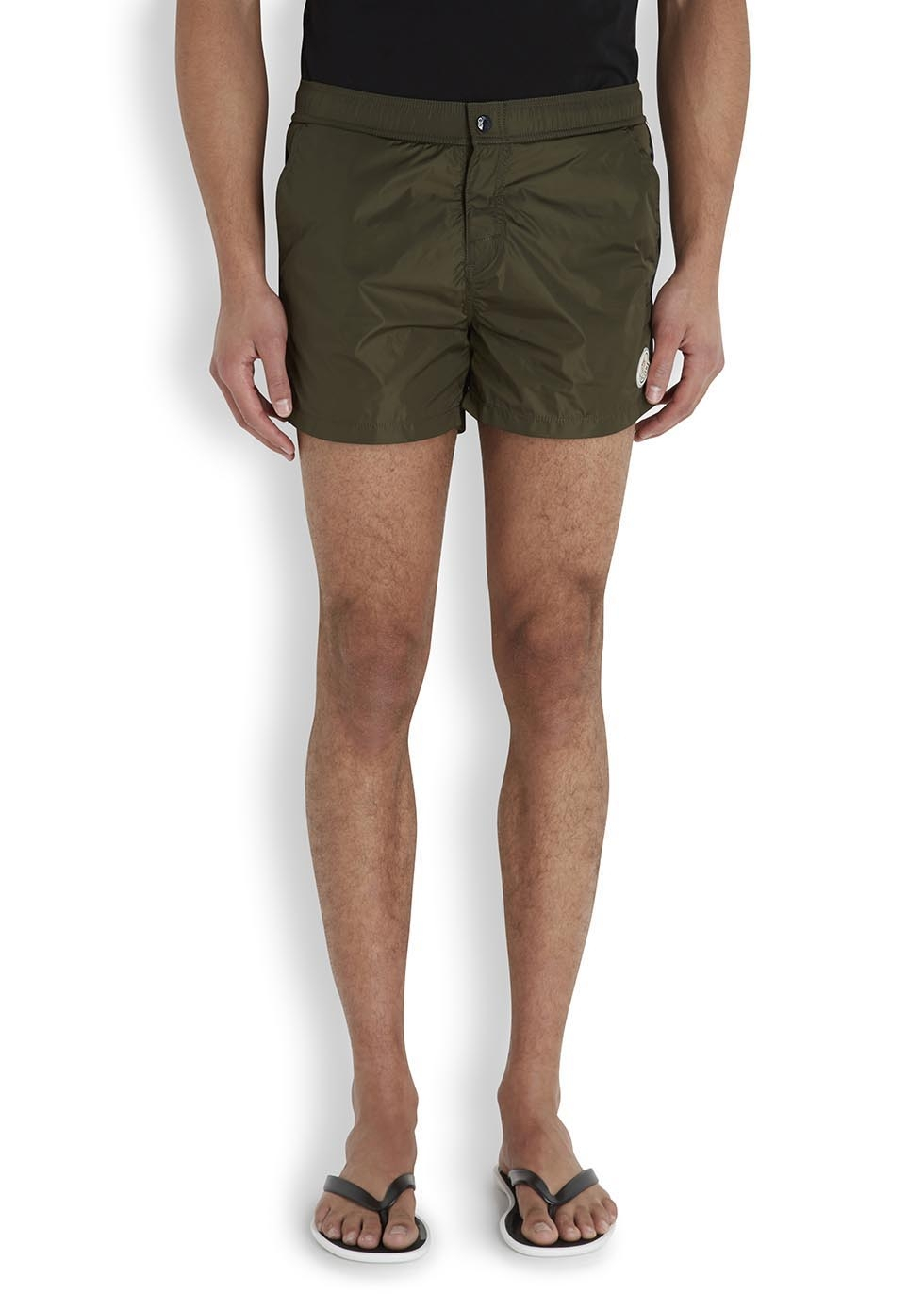 khaki green moncler shorts khaki green moncler shorts