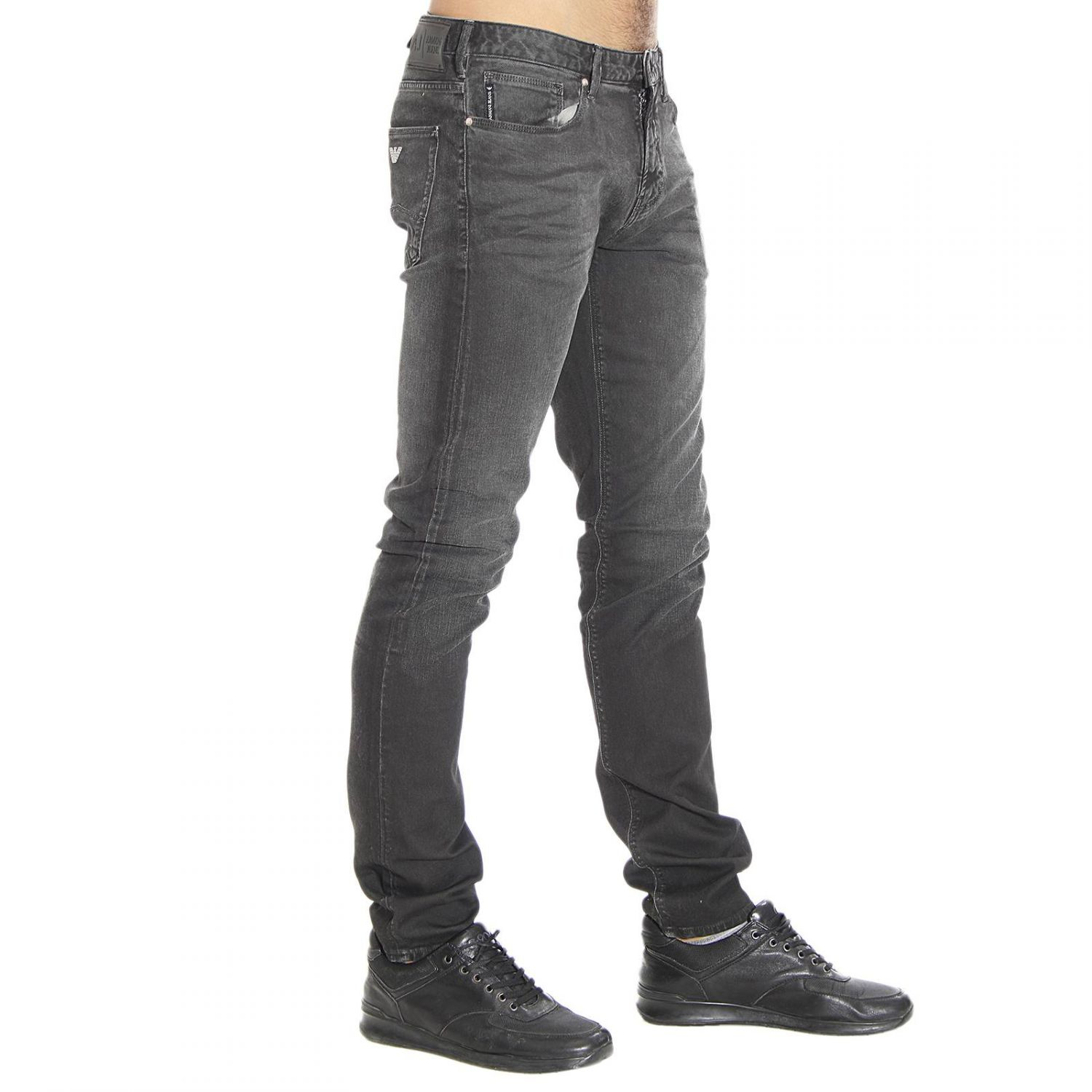 mens black jeans armani