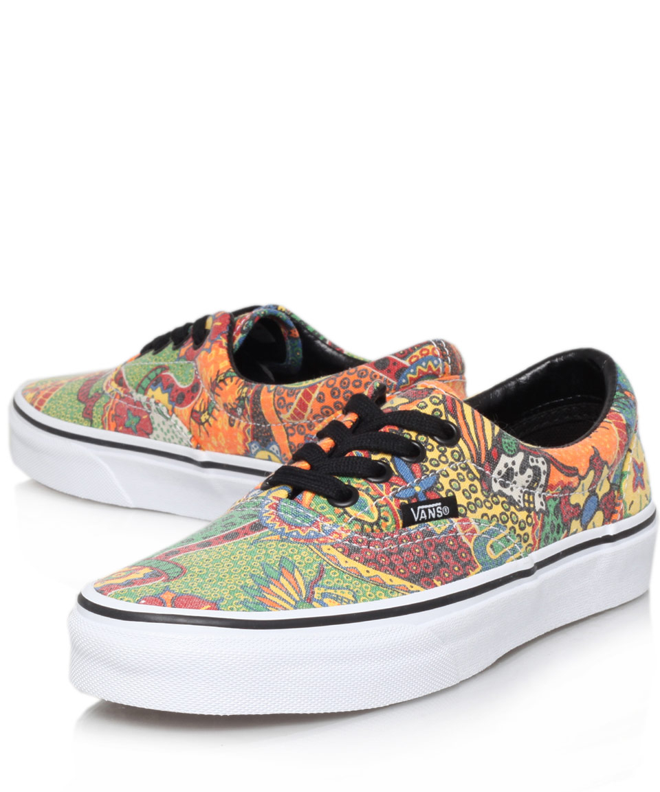 vans multi color shoes