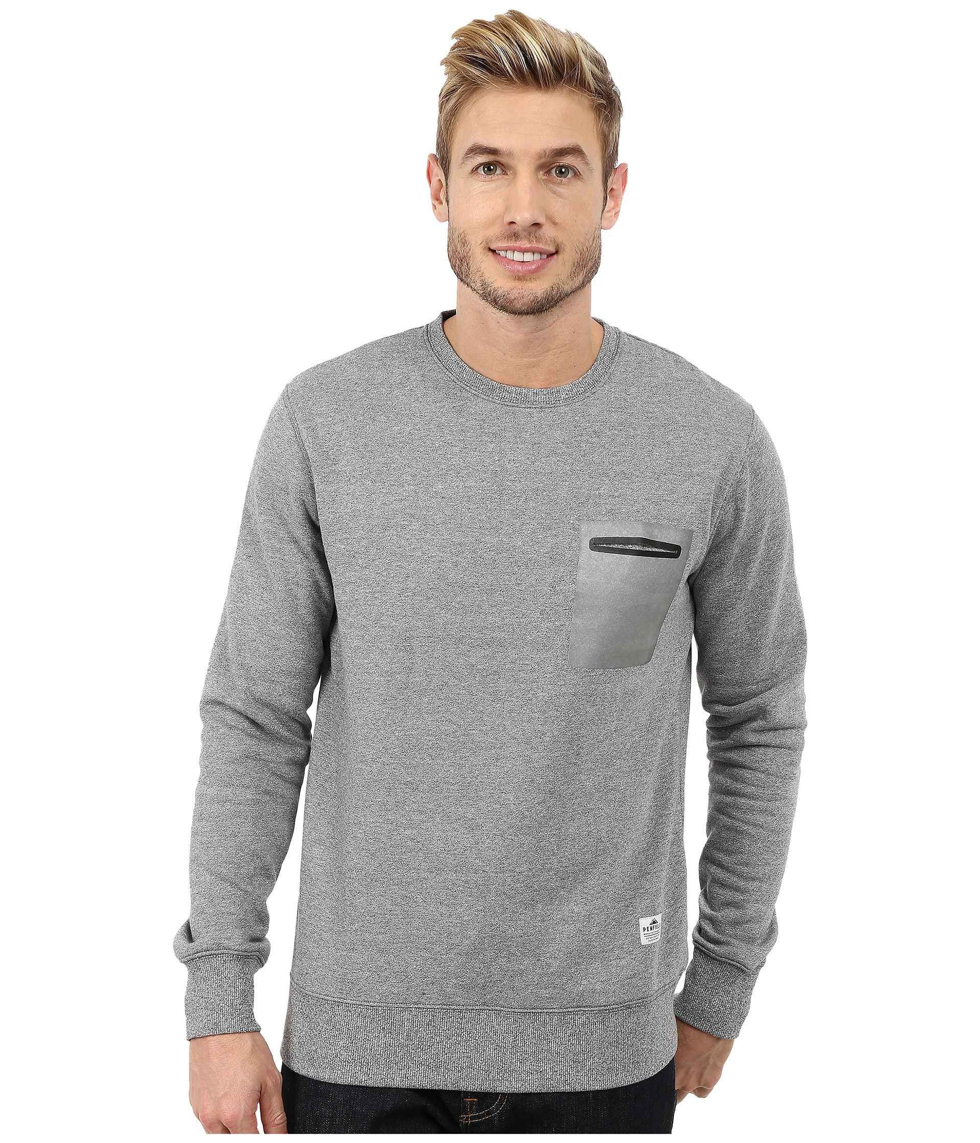 Download Lyst - Penfield Kendrick Reflective Pocket Crew Neck ...