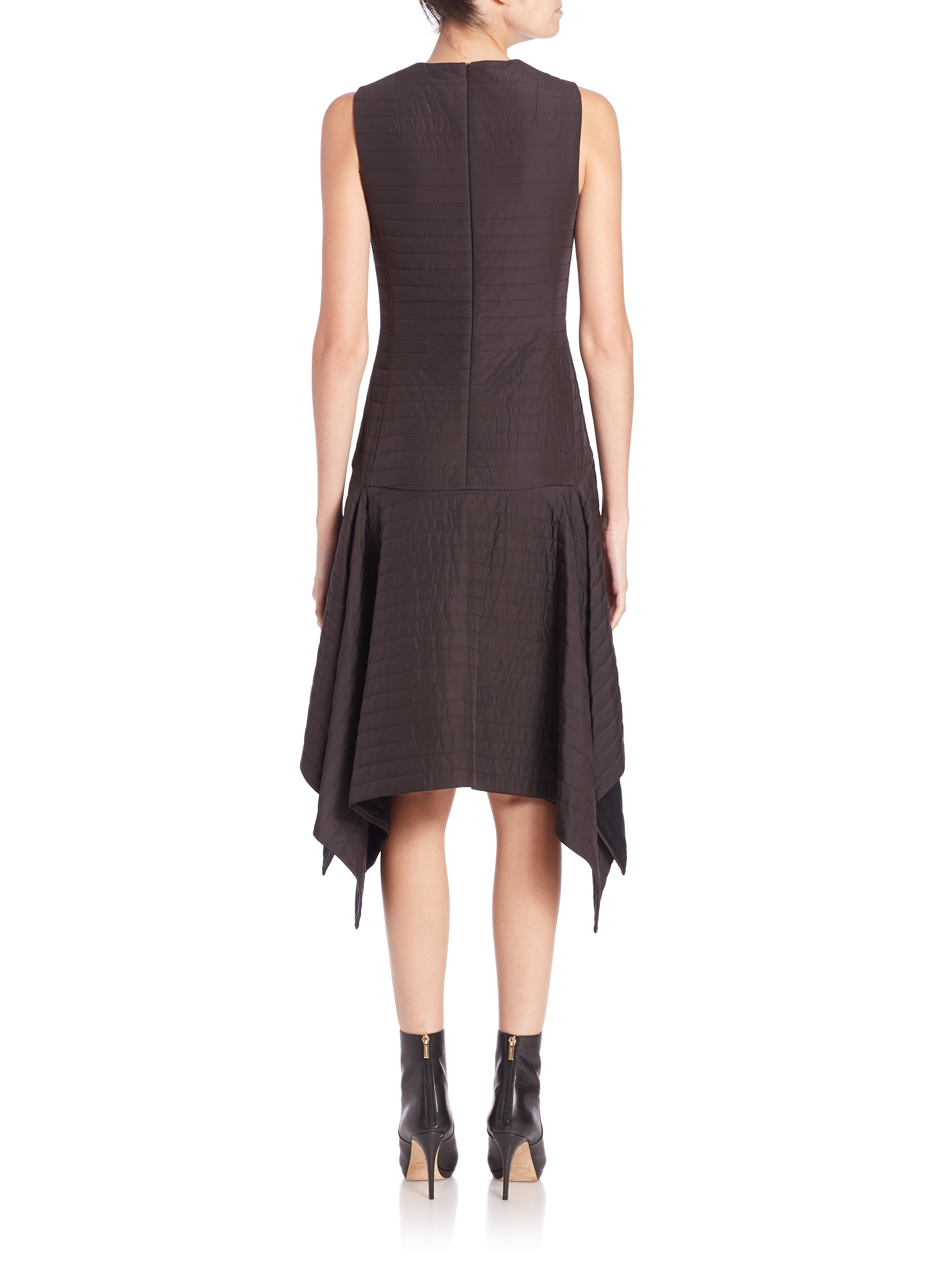 akris black quilted zip front dress product 2 055656261 normal