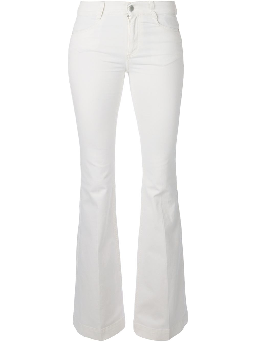Lyst - Stella Mccartney '70's Flare' Jeans in White