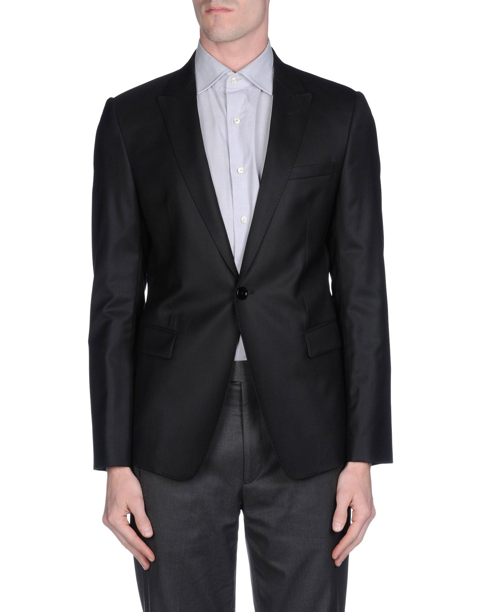 Lyst - Emporio Armani Blazer in Black for Men