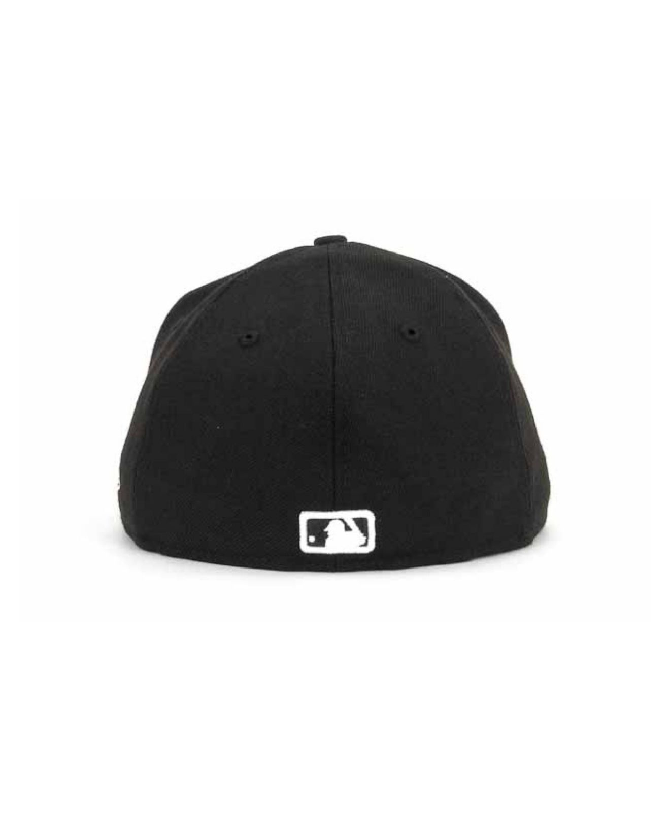 Ktz New York Yankees Black And White Fashion 59fifty Cap in Black for ...