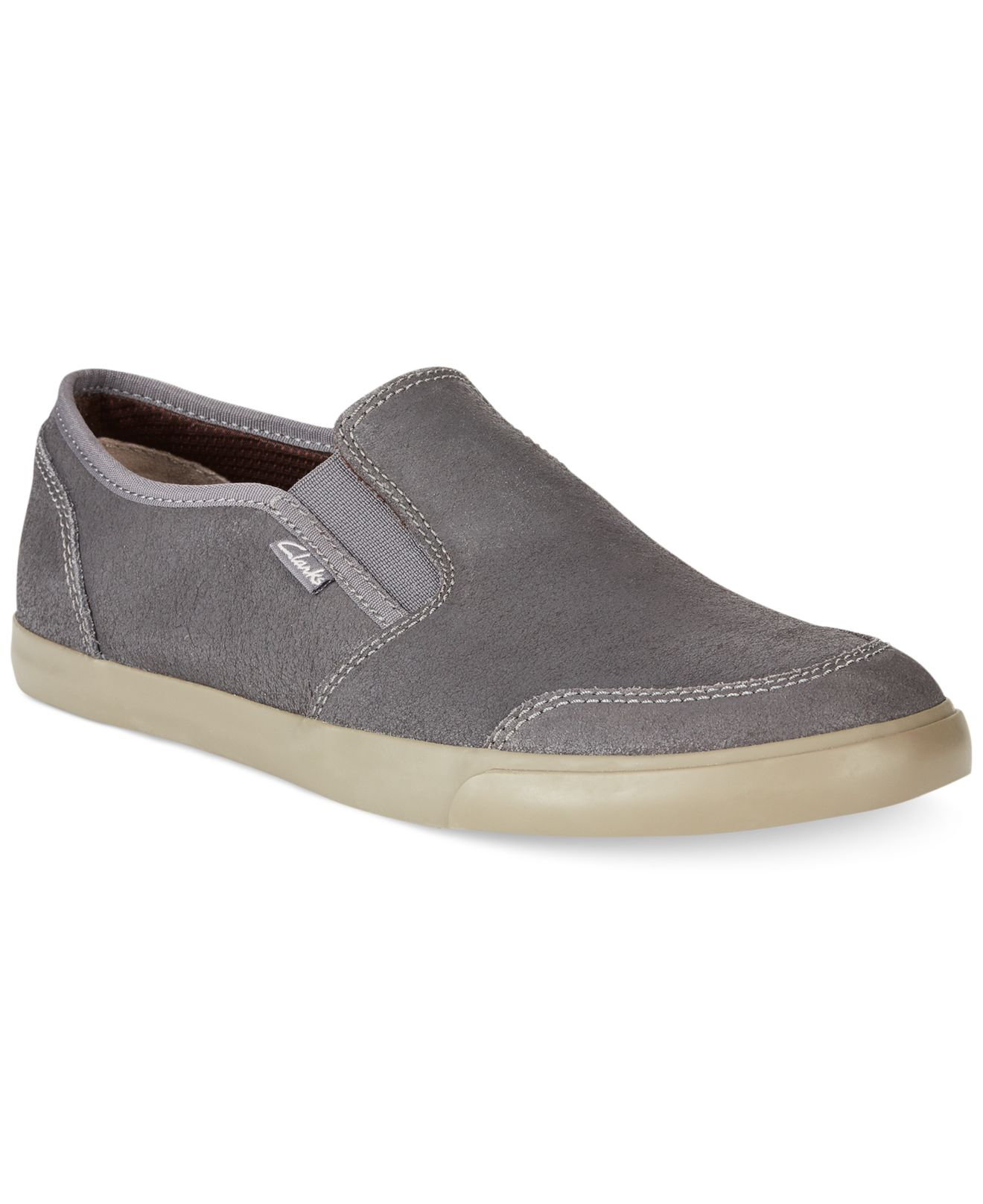 Lyst Clarks Men�s Torbay Slipon Shoes in Gray for Men Lyst Clarks Men�s Torbay Slipon Shoes in Gray for Men