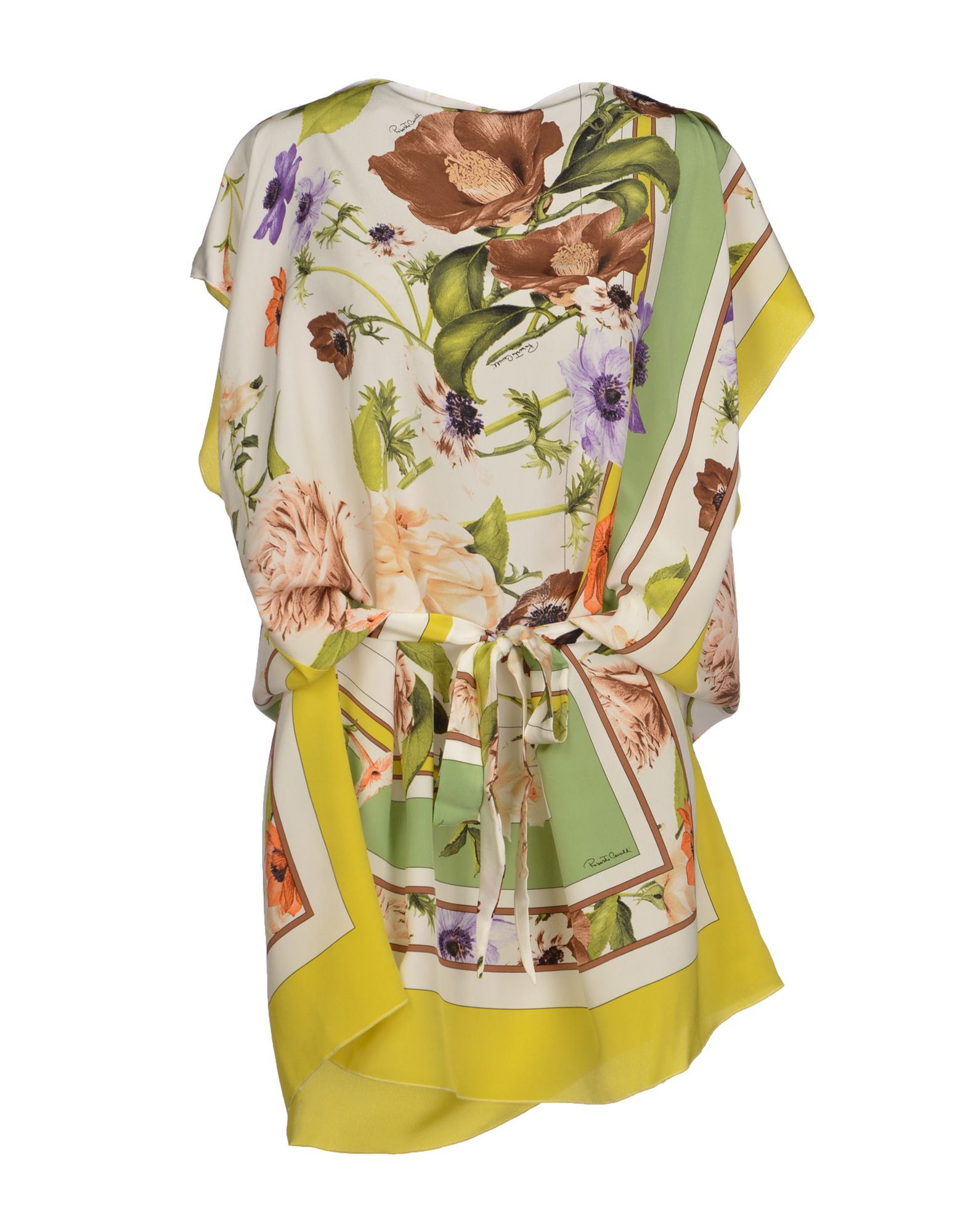 roberto cavalli blouse in yellow lyst roberto cavalli blouse in yellow lyst