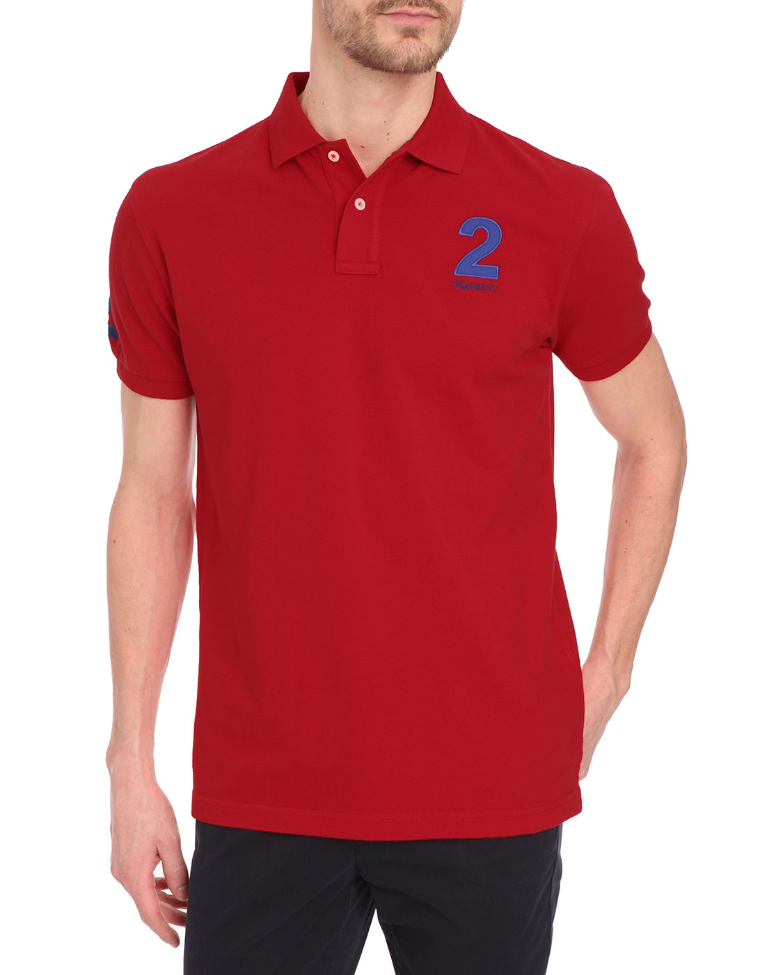 Hackett Red Classic Number Polo Shirt in Red for Men | Lyst