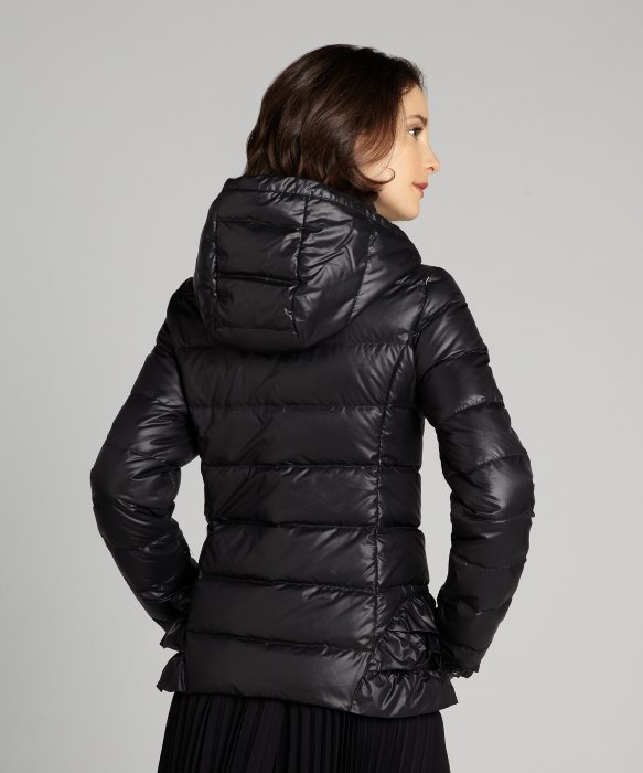 thigh length down vest