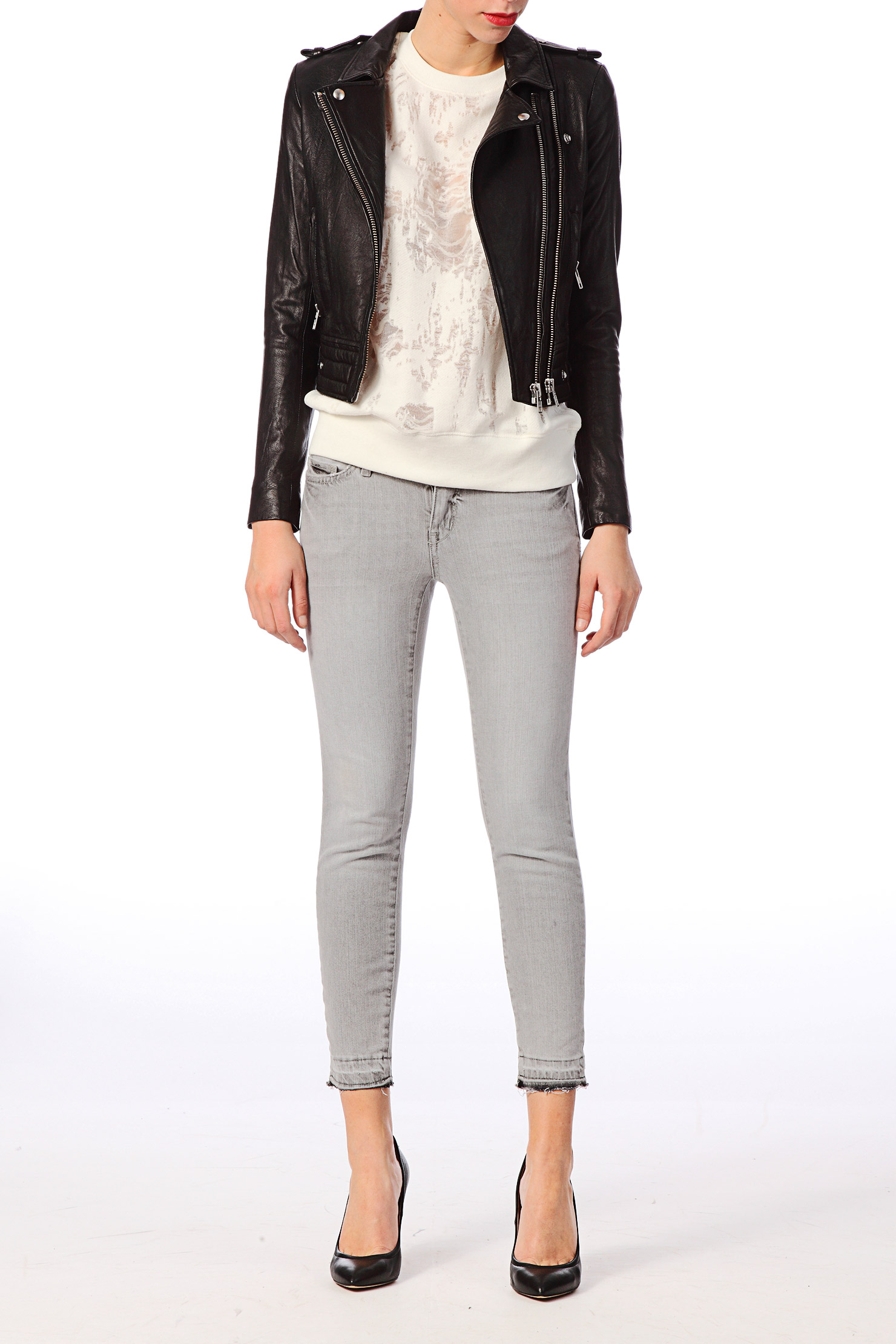 Iro Jacket Luiga In Black Lyst Gallery