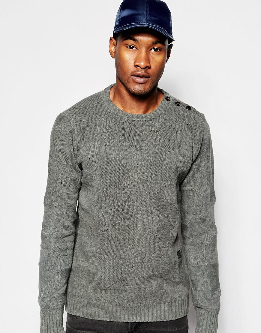 mens green crew neck jumper