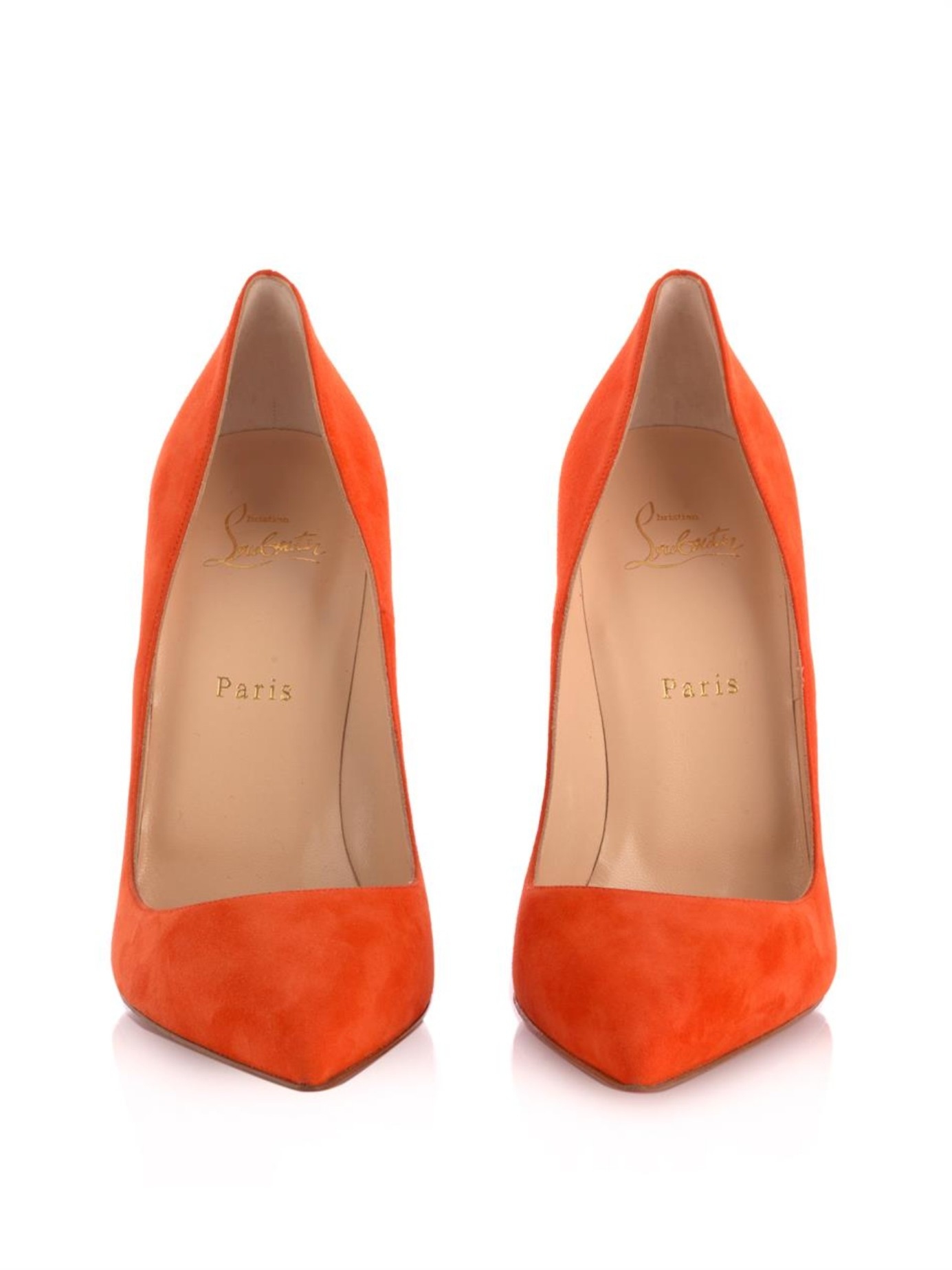 Lyst Christian Louboutin So Kate 120Mm Pumps in Orange