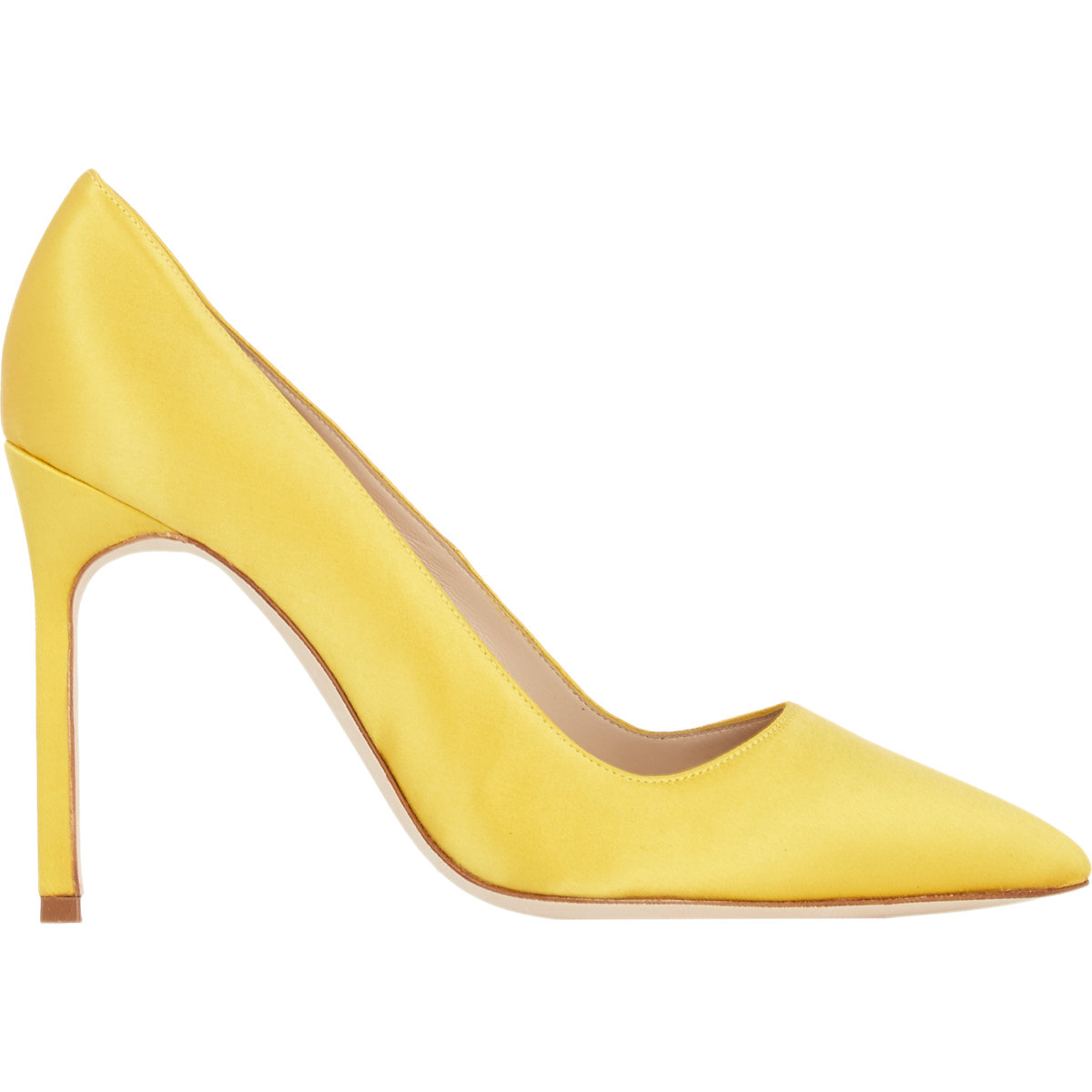 Manolo blahnik Bb Pumps in Yellow | Lyst