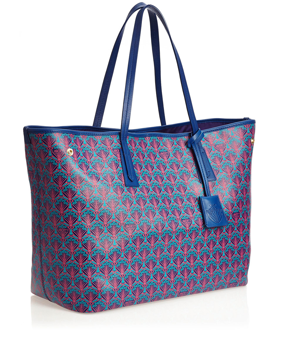 the tote bag blue