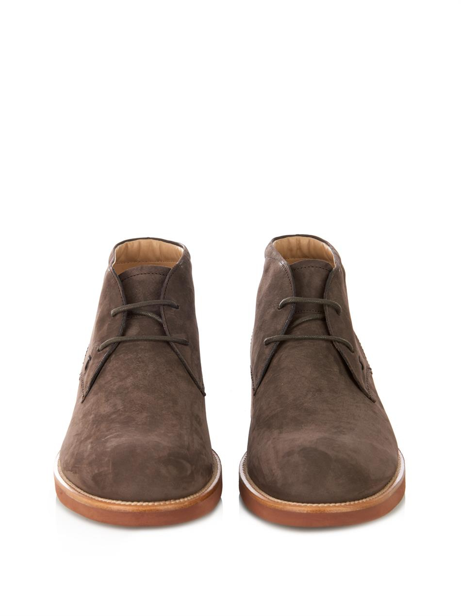 Tod's Suede Desert Boots in Brown for Men | Lyst