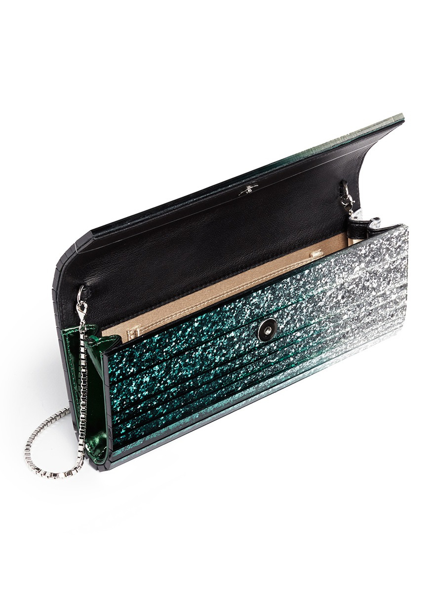 jimmy choo clutch glitter