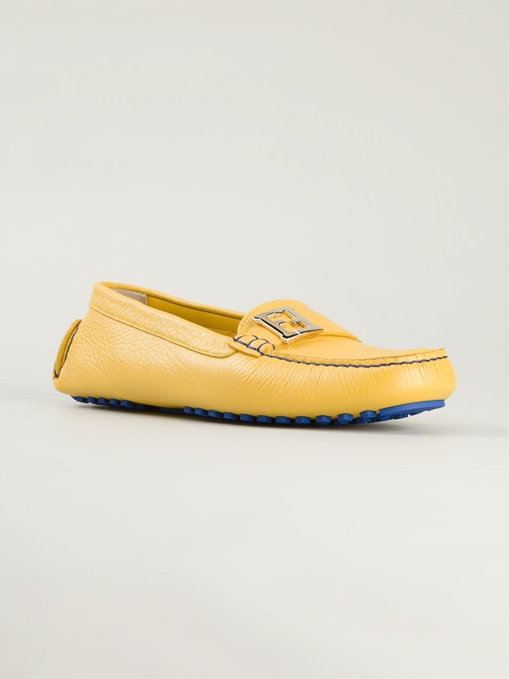 yellow fendi shoes