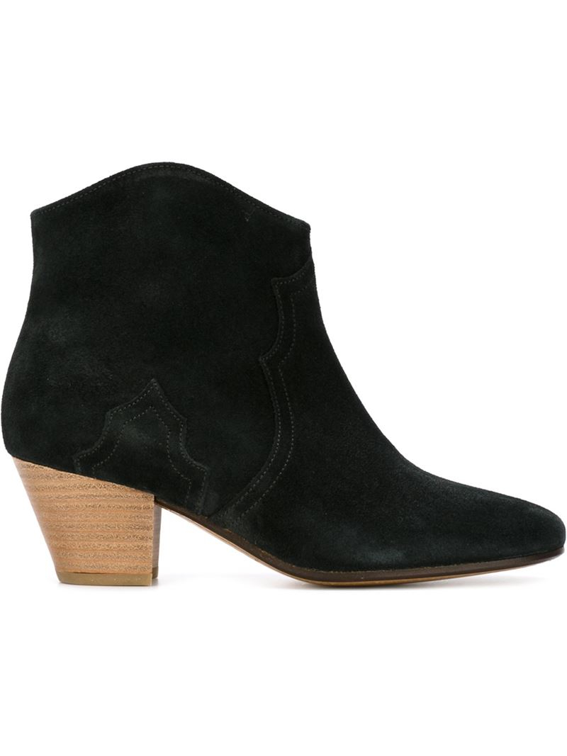 Isabel marant Étoile 'dicker' Boots in Gray (GREY) | Lyst