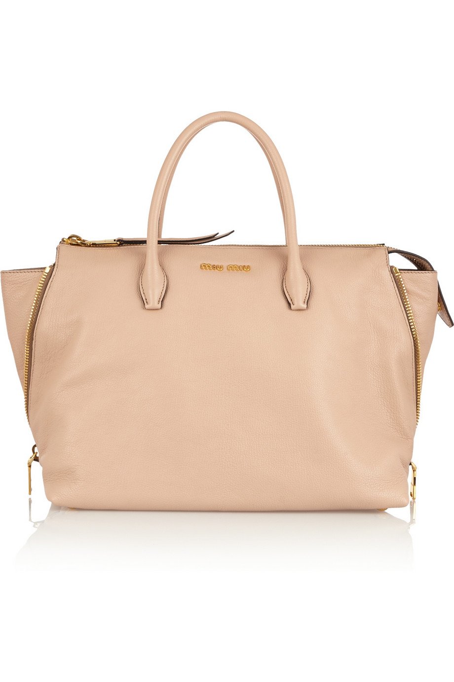 miu miu madras shopping tote