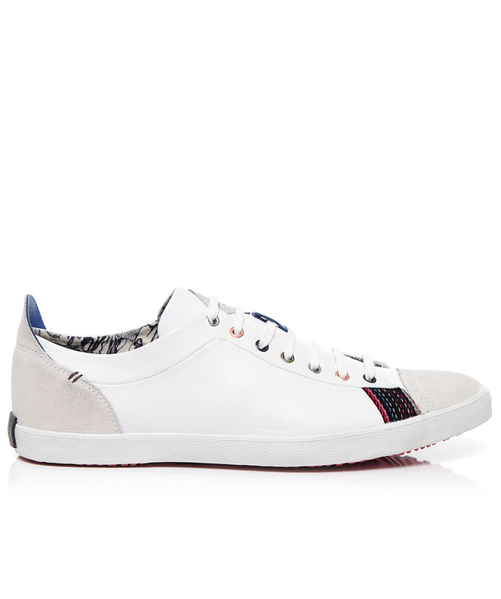 Lyst - Paul Smith Leather Vestri Trainers in White for Men