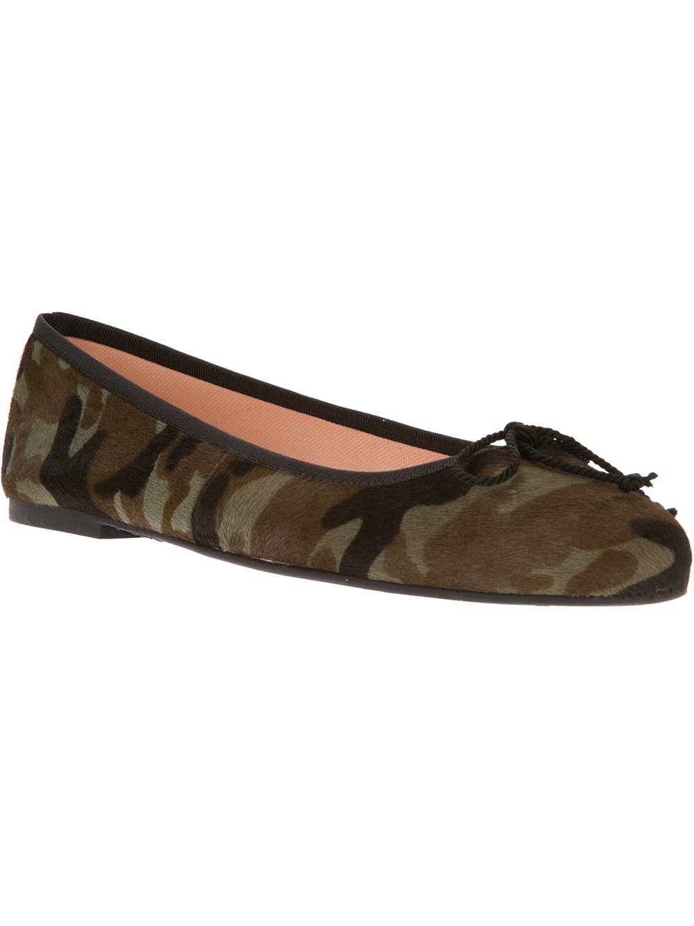 camo ballet flats