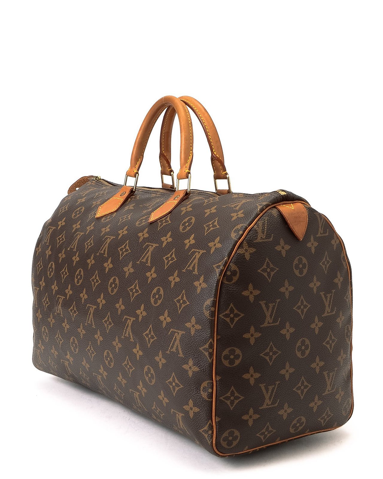 Lyst - Louis Vuitton Speedy 40 Handbag in Brown