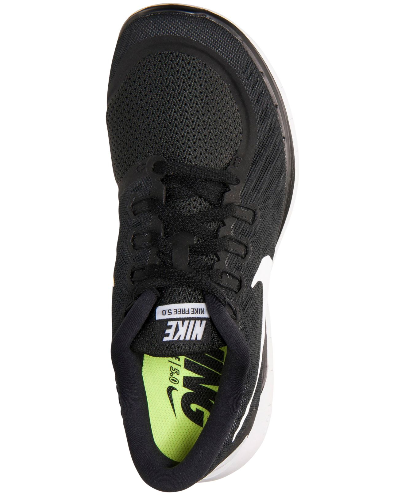 lyst nike women's free running scarpe dal traguardo in nero lyst nike women's free running scarpe dal traguardo in nero