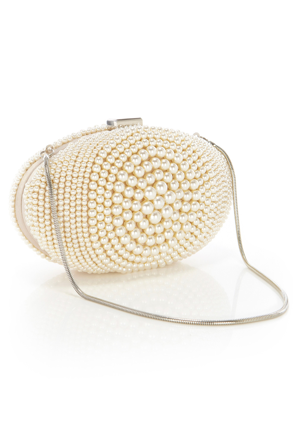 Lyst - Coast Paloma Pearl Clutch in Natural