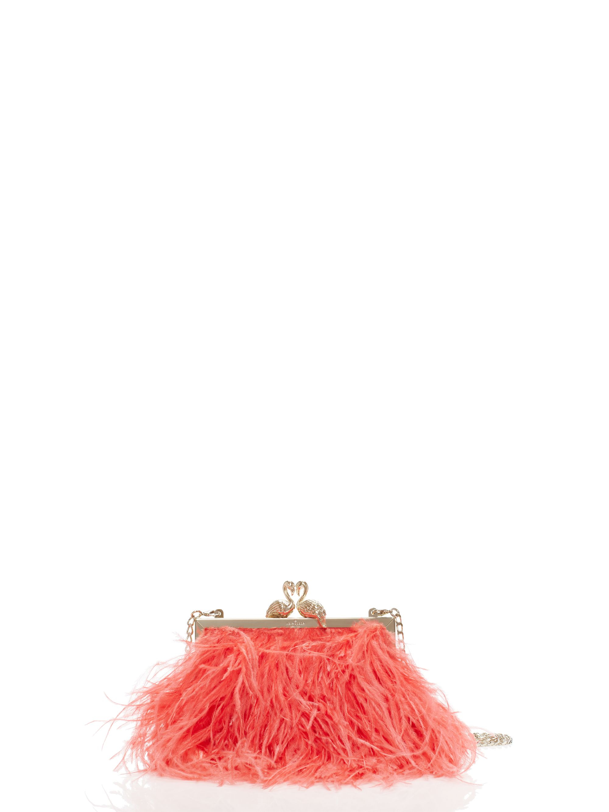 Lyst Kate Spade Flamingo Clasp Clutch in Pink