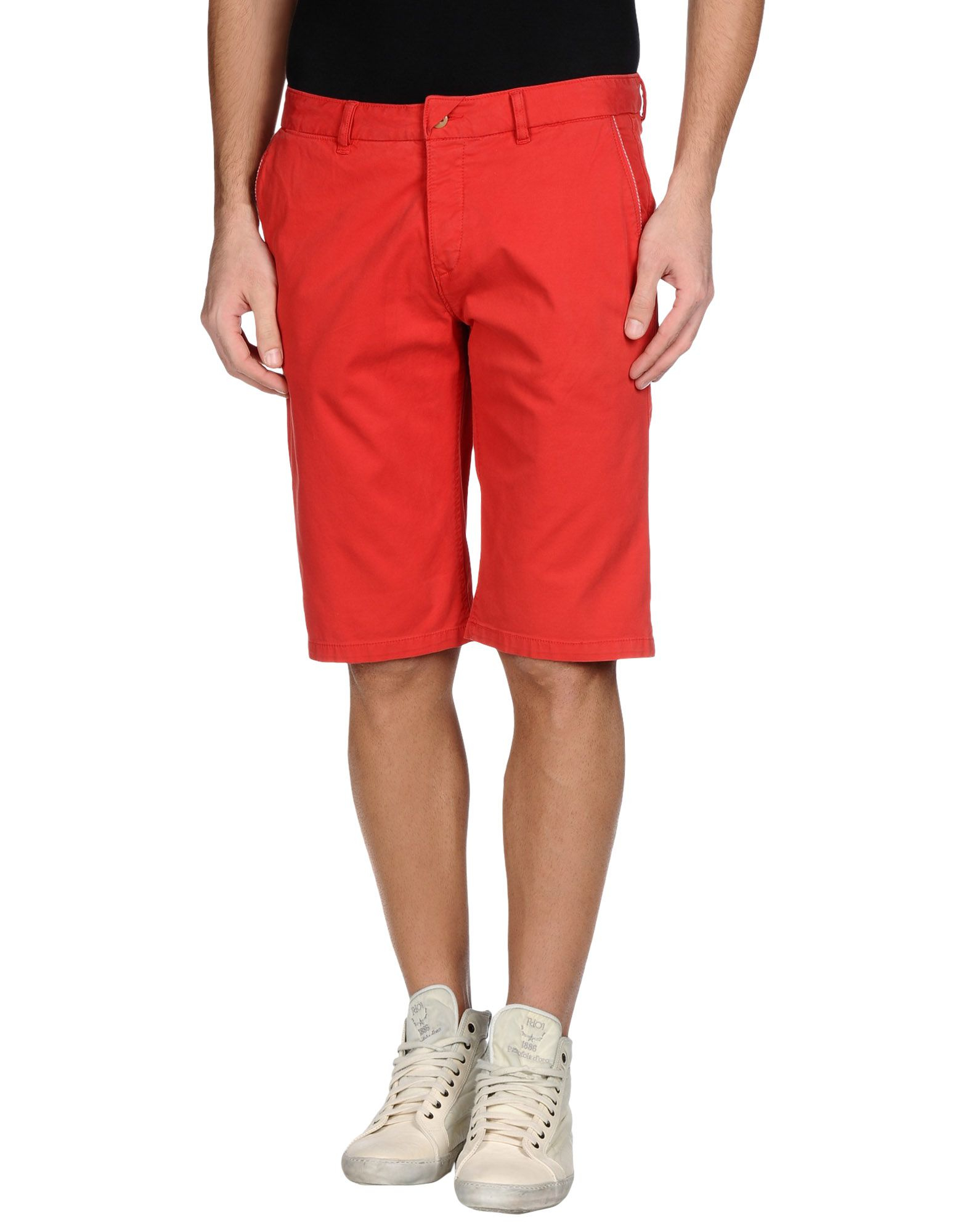 Peuterey Bermuda Shorts in Red for Men | Lyst
