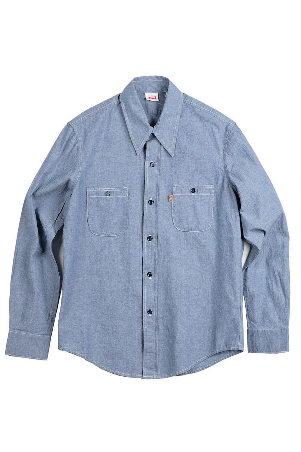 Levi's S Chambray Button Down Shirt in Blue for Men (MID) | Lyst