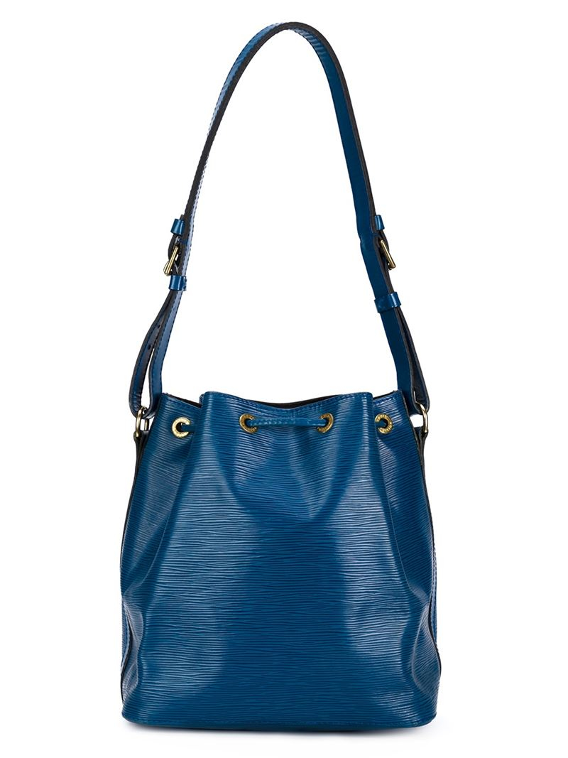 Louis Vuitton Small &#39;noe&#39; Bucket Shoulder Bag in Blue - Lyst