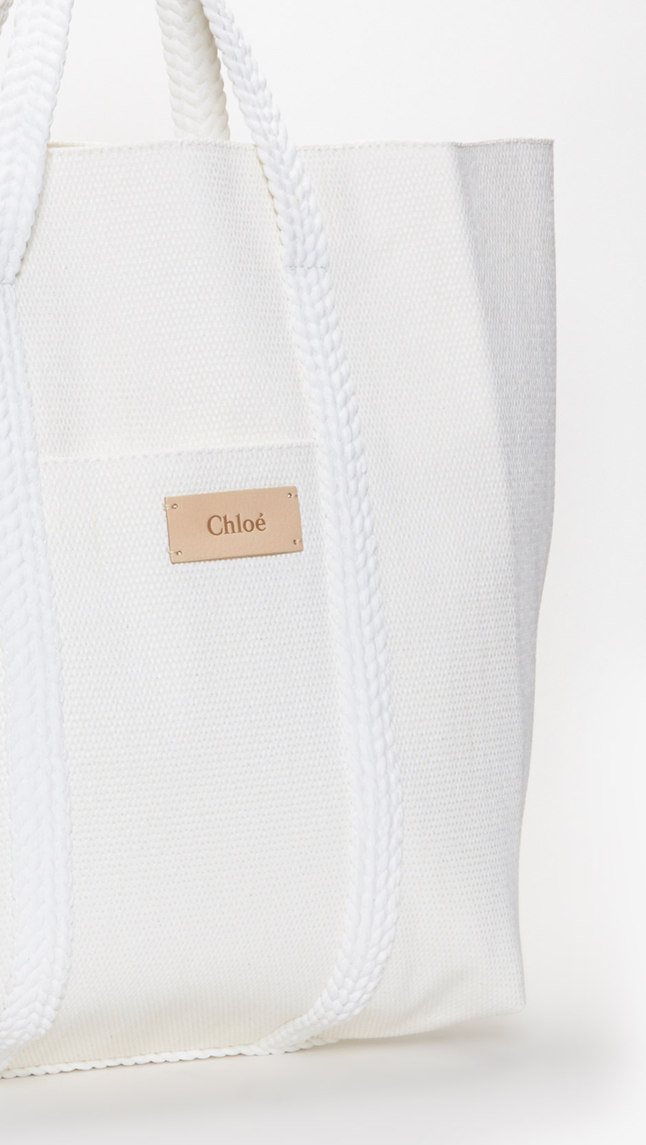 Chloé Beach Bag in White | Lyst