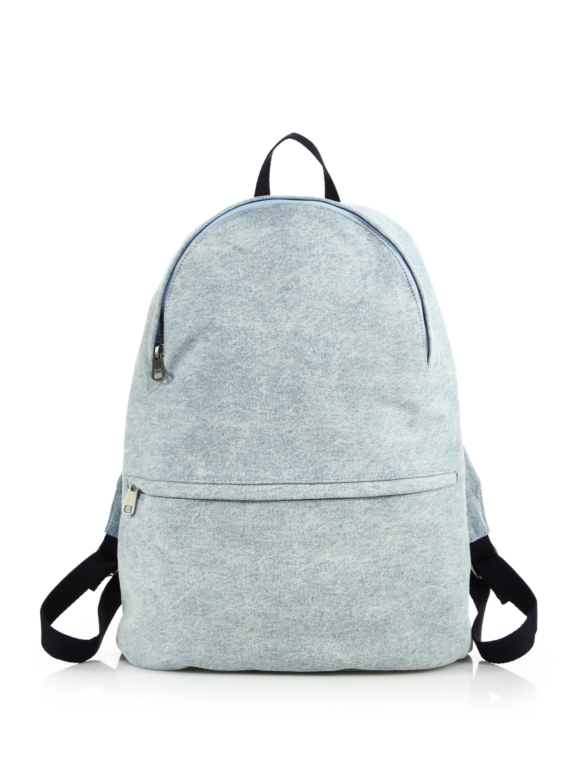 washed canvas backpack