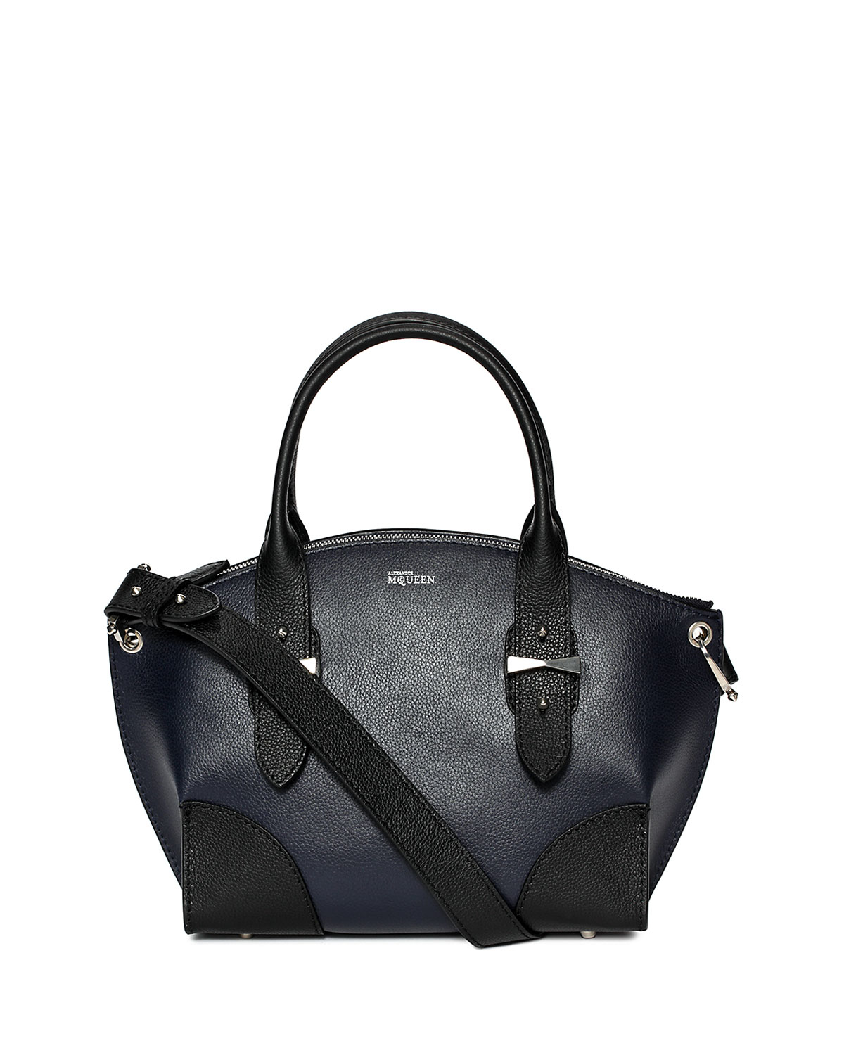 alexander mcqueen blue bag