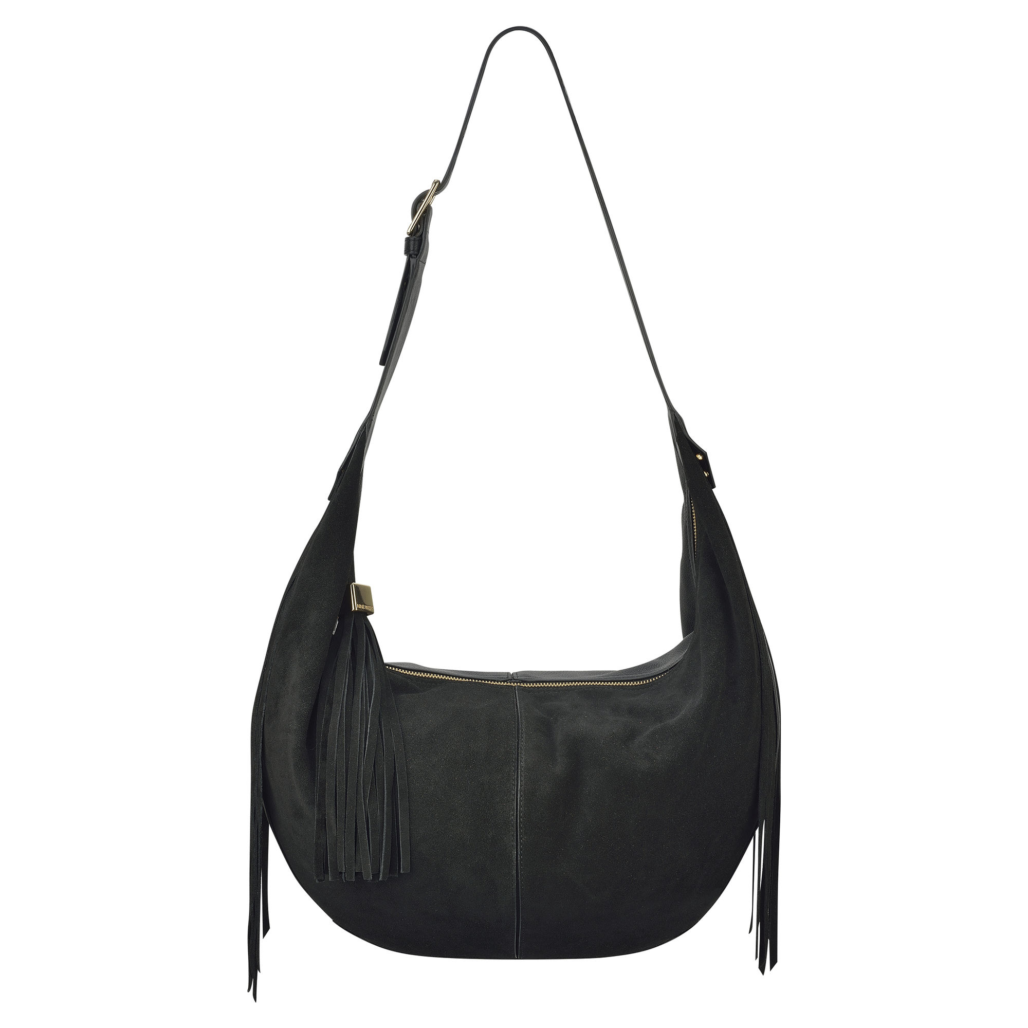 nine west black hand bag