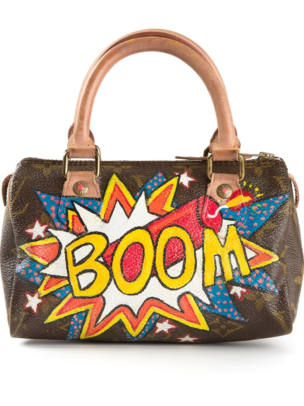 Louis Vuitton Mini &#39;Boom&#39; Print Bowling Bag in Brown - Lyst