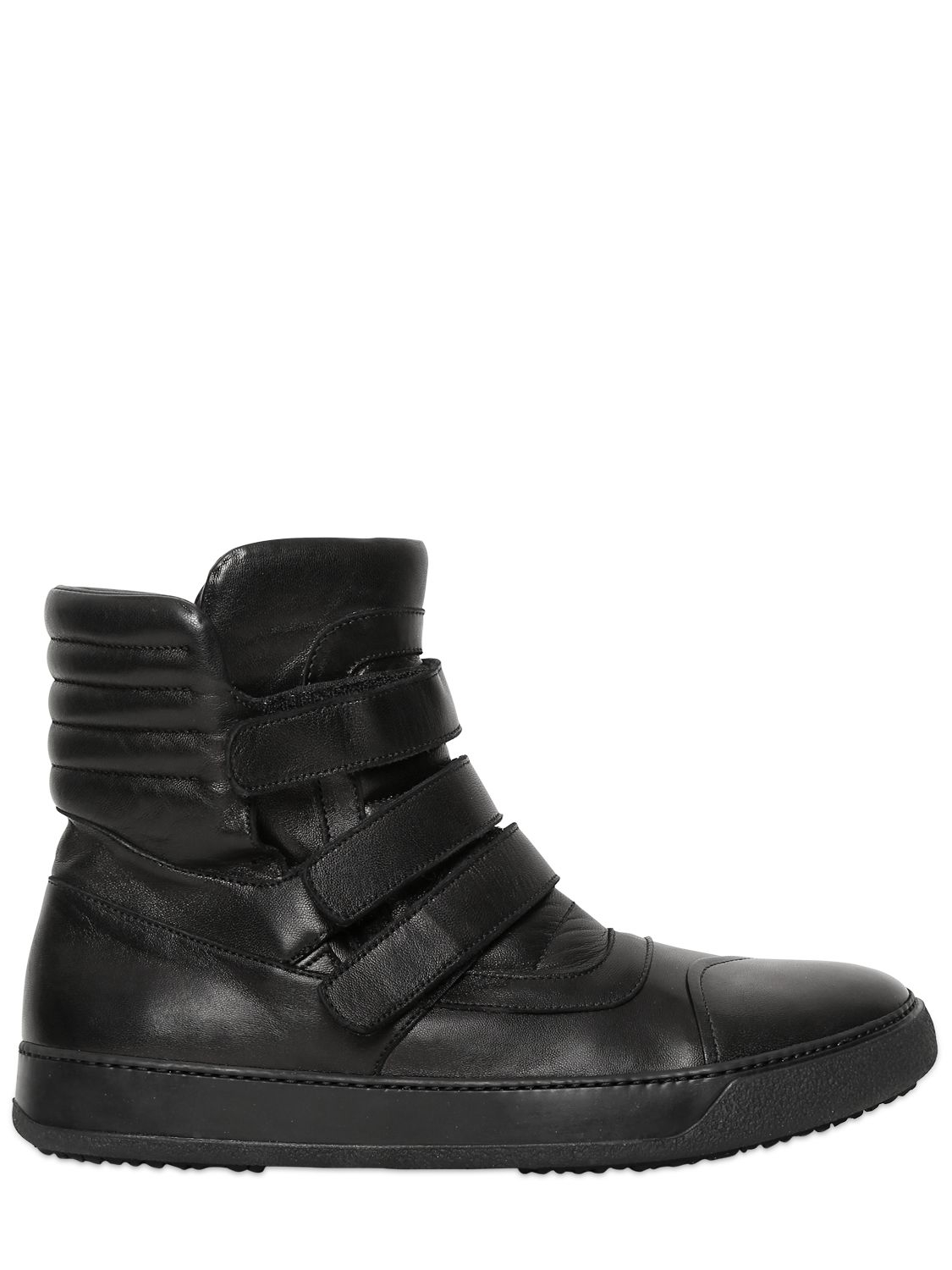 velcro high top trainers