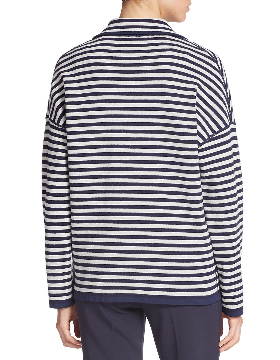Weekend by maxmara Reversible Knit Jacket in White Lyst