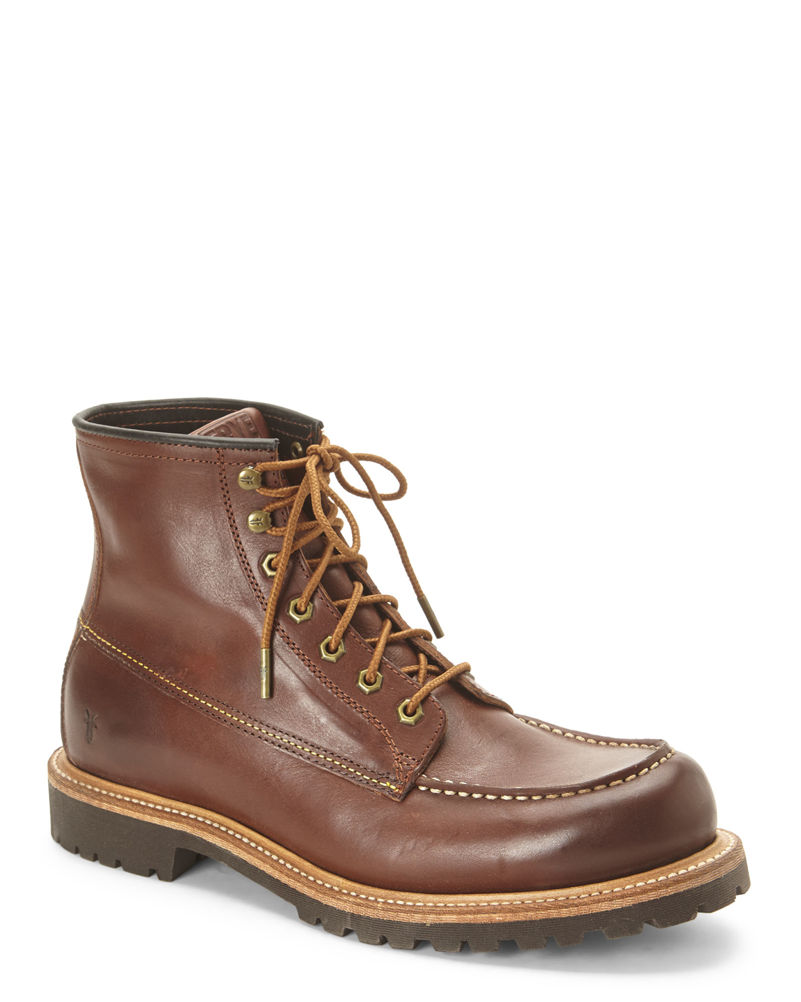 Frye Redwood Brown Dakota Mid Lace Up Boots in Brown for Men | Lyst