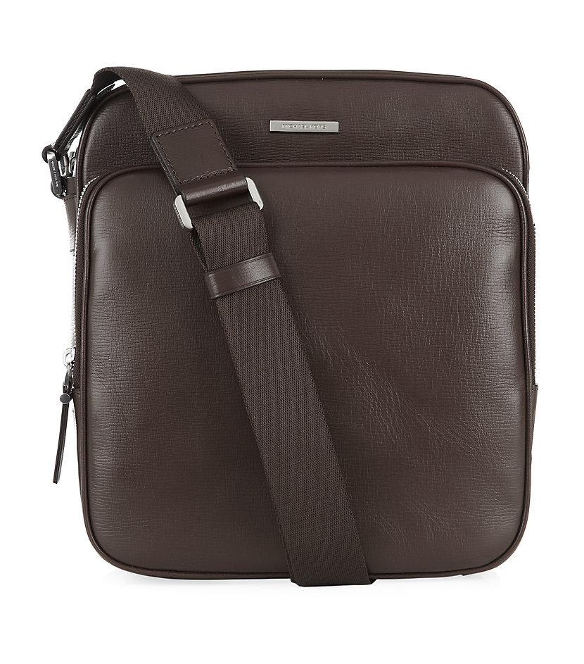 Michael Kors Leather Flight Bag in Brown for Men | Lyst