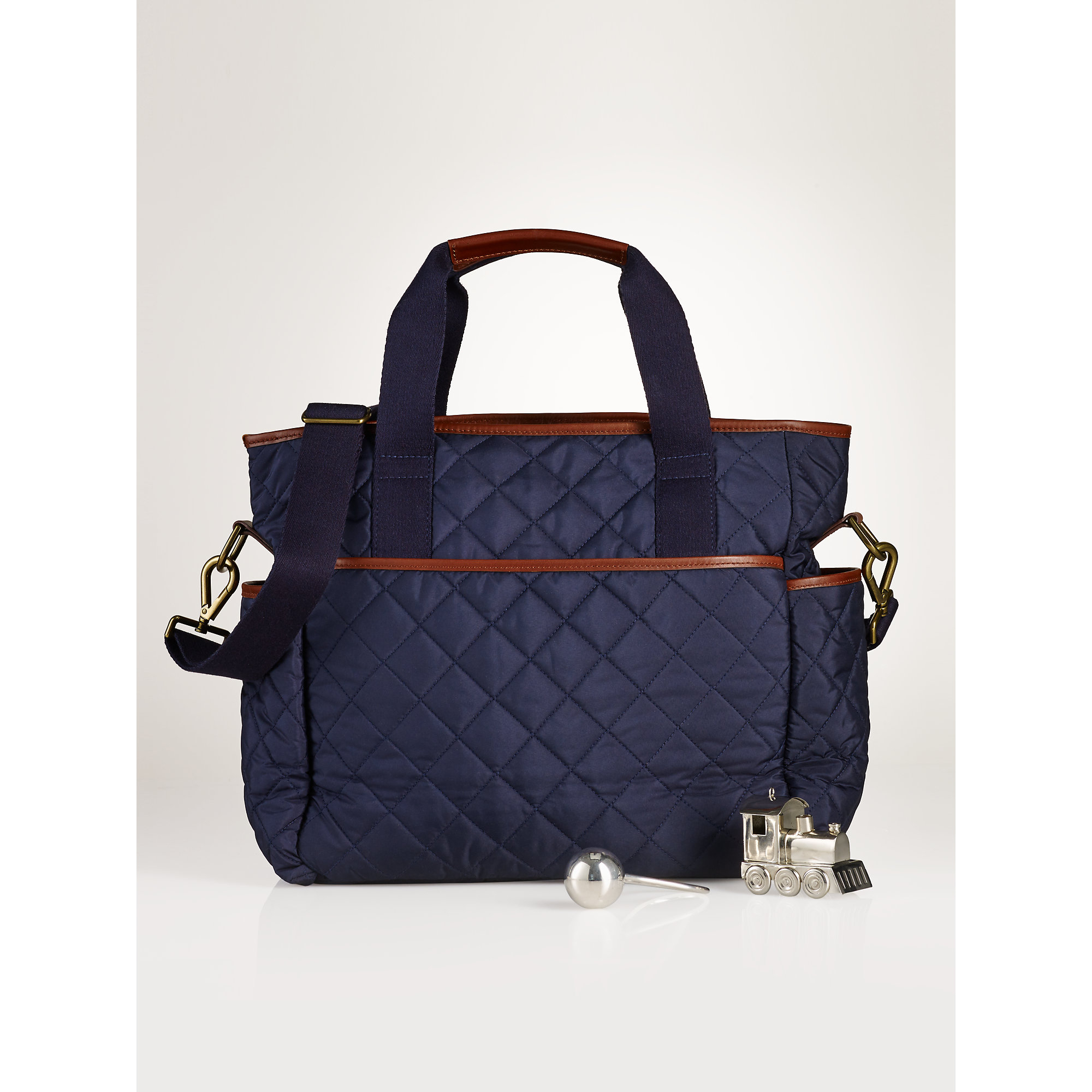 Ralph Lauren Diaper Bag In Navy Blue Lyst