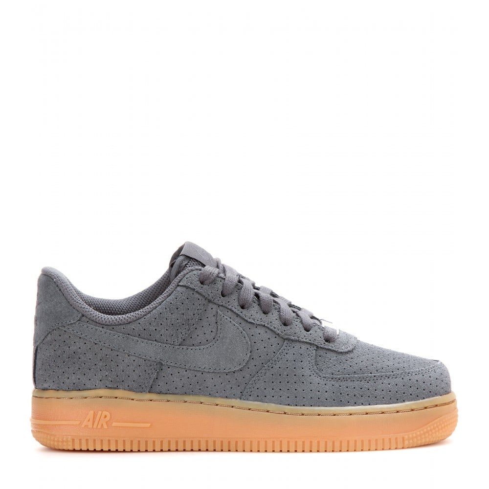 Nike Air Force 1 Suede Sneakers in Gray - Lyst