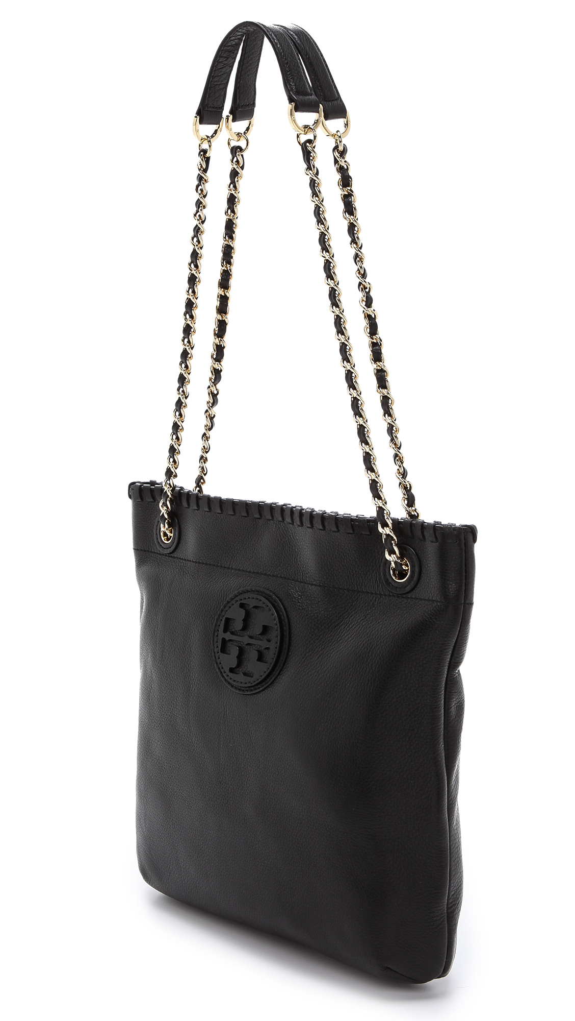 Lyst Tory burch Marion Book Bag in Black