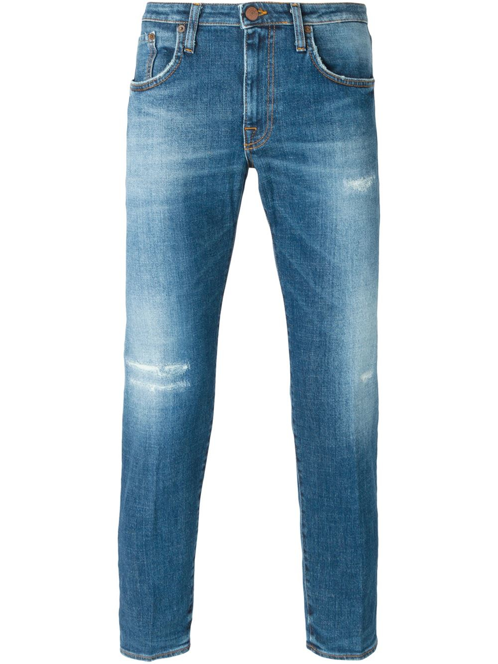 People Faded Jeans in Blue for Men | Lyst